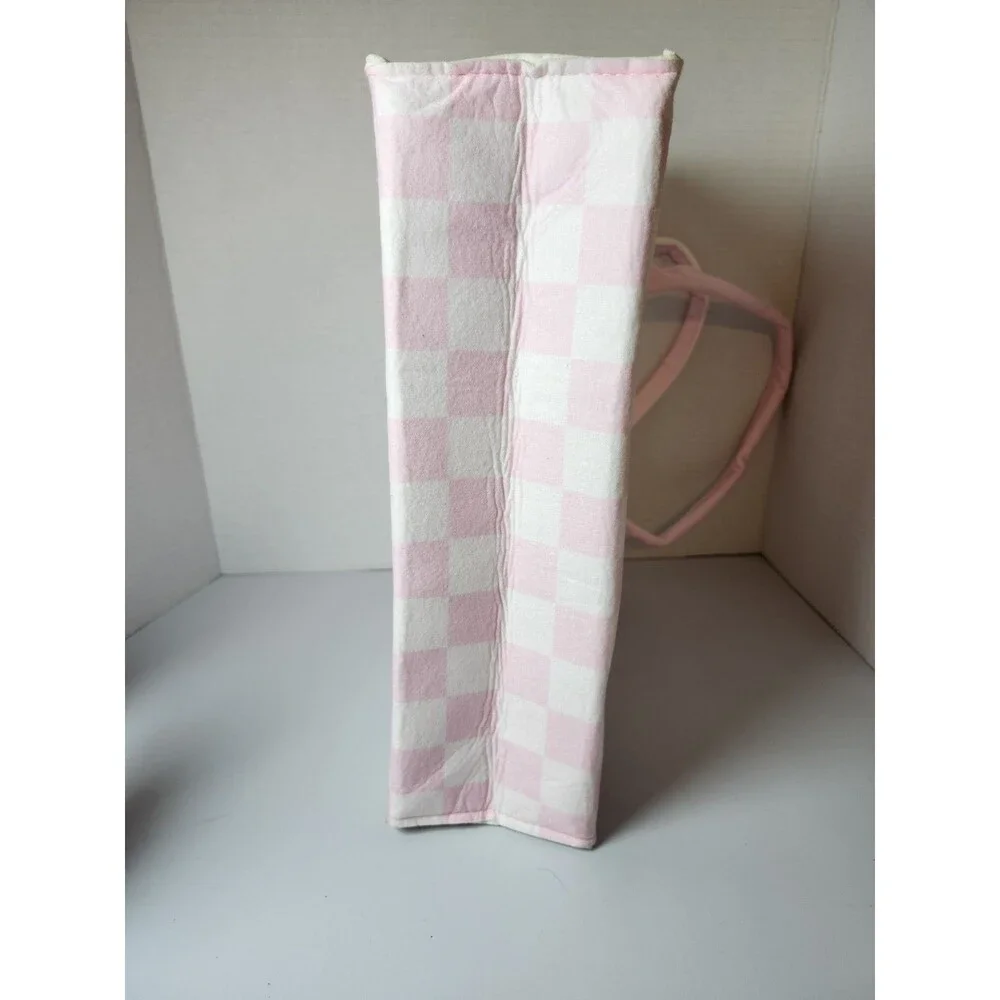 Sanrio My Melody Pink Checked Foldable Tote